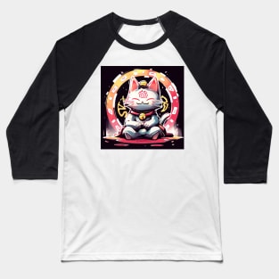 Coin Lucky Fairy Cat Baseball T-Shirt